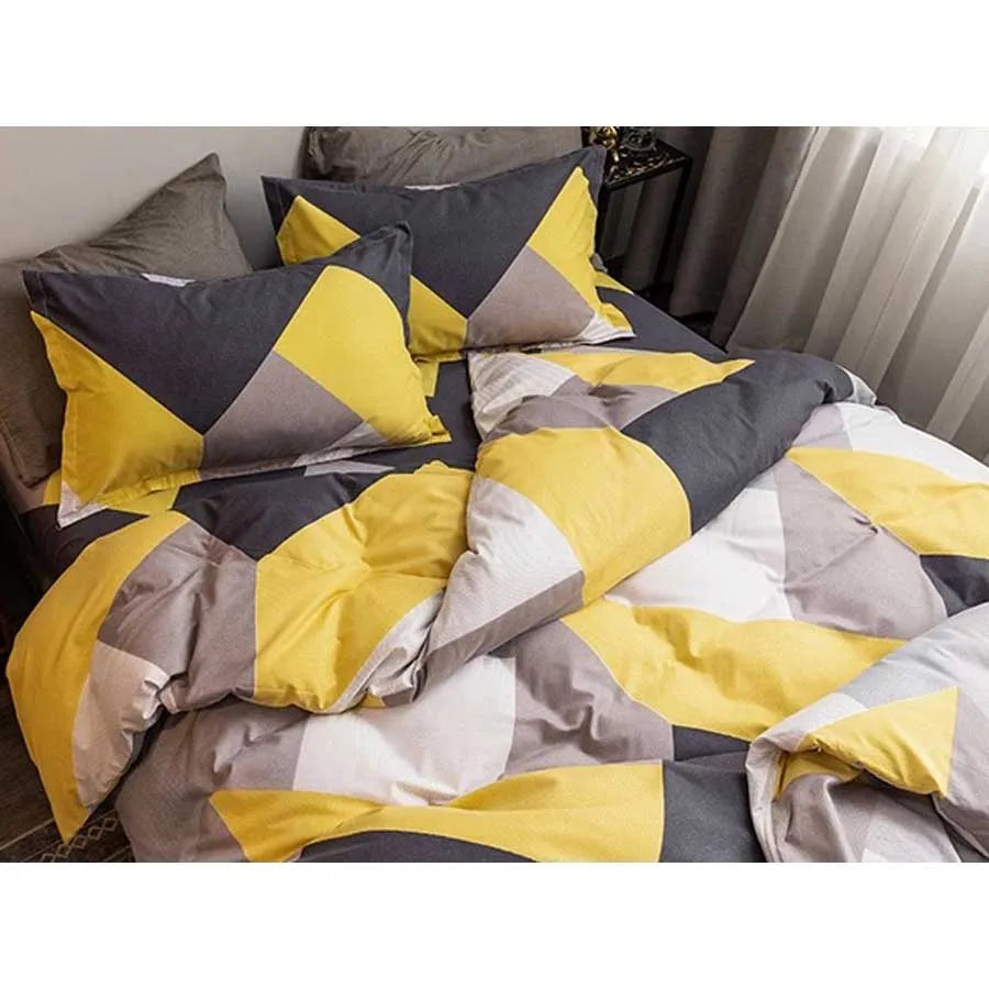 Chic Geometric Bedding Set – Nordic-Inspired Luxury for Every Bedroom