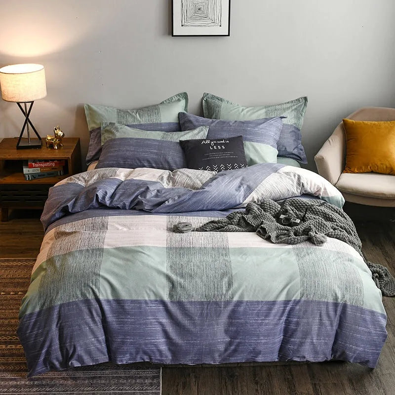 Chic Geometric Bedding Set – Nordic-Inspired Luxury for Every Bedroom