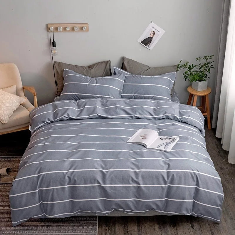 Chic Geometric Bedding Set – Nordic-Inspired Luxury for Every Bedroom