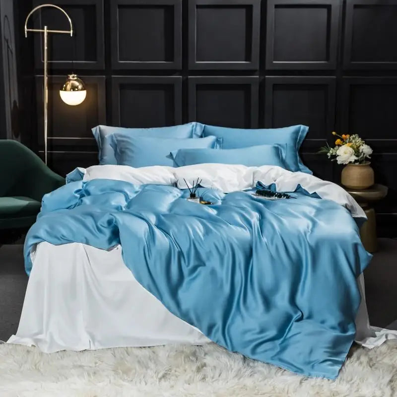 Opulent Silk Bedding Set – 100% Mulberry Silk for Restful Sleep