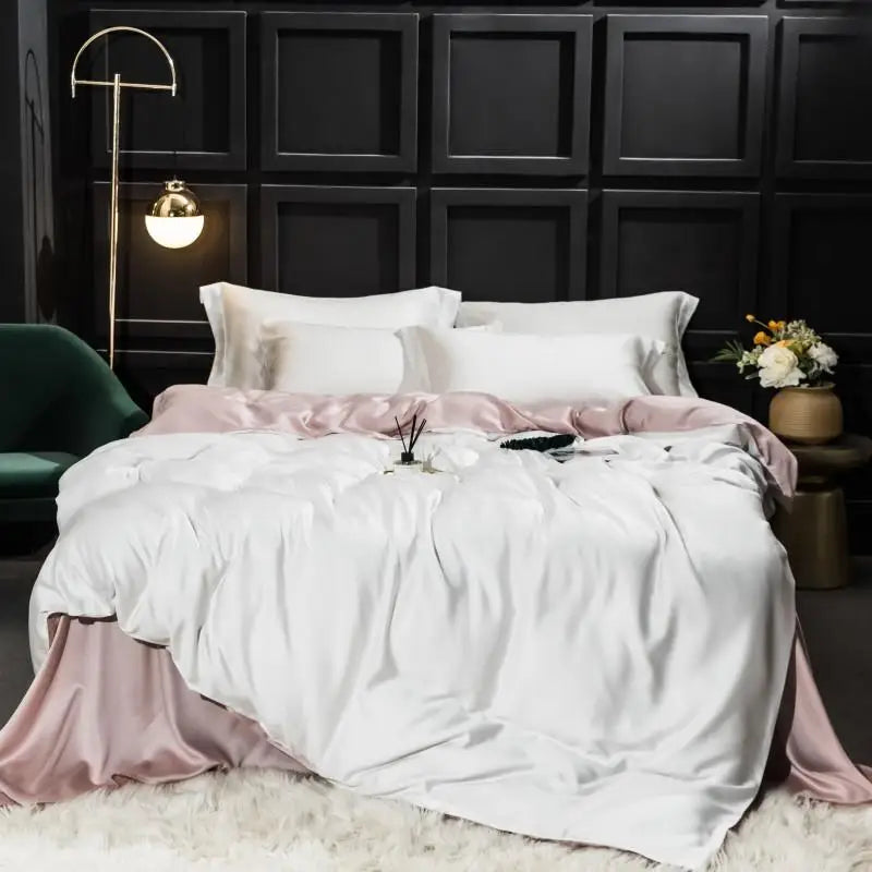 Opulent Silk Bedding Set – 100% Mulberry Silk for Restful Sleep