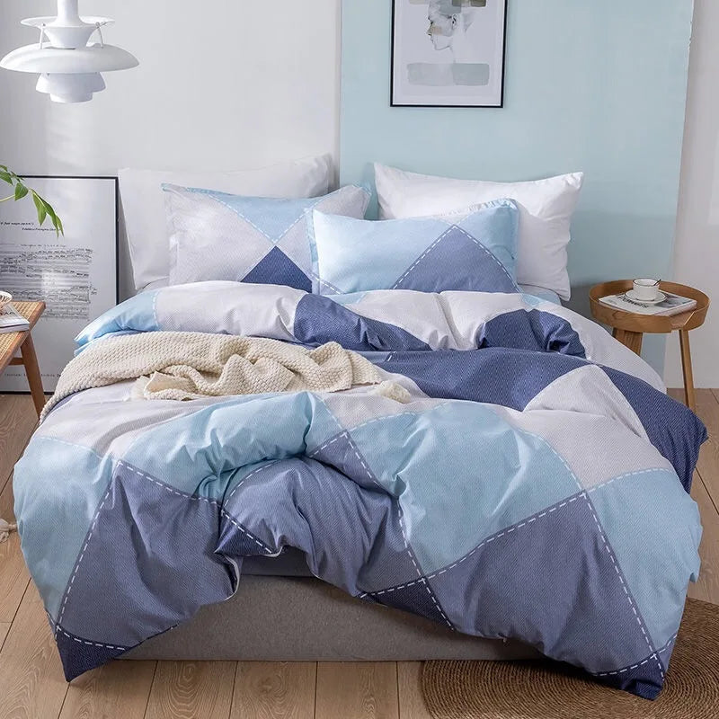 Chic Geometric Bedding Set – Nordic-Inspired Luxury for Every Bedroom