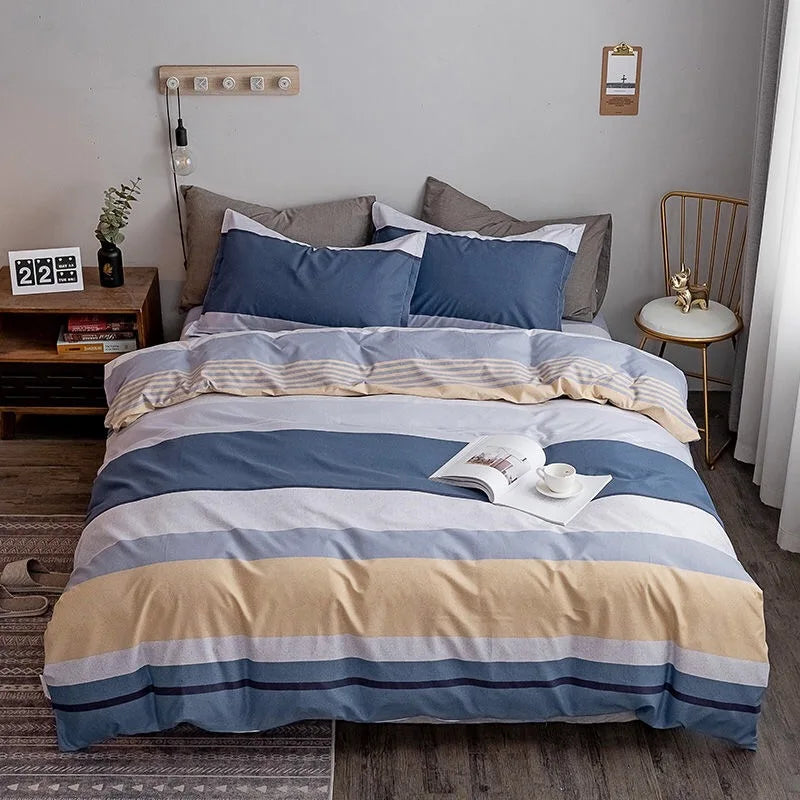 Chic Geometric Bedding Set – Nordic-Inspired Luxury for Every Bedroom