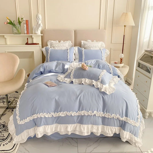 Elegant Ruffle Duvet Set – Dreamy & Chic Comfort